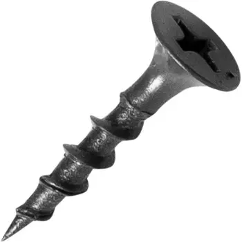 Саморез СГД гипсокартон-дерево 3.5мм x 16мм (PH2), фосфатированное покрытие, черный, 2300шт., ЗУБР Профессионал (4-300032-35-016)