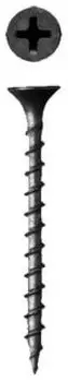 Саморез СГД гипсокартон-дерево 3.5 мм x 4.5 см (PH2), фосфатированное покрытие, черный, 500 шт., ЗУБР Профессионал (4-300032-35-045)