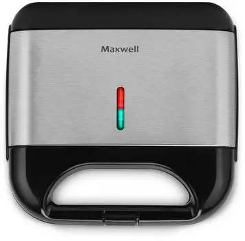 Сэндвичница Maxwell MW-1553 800 Вт, черный/серебристый ( MW-1553)