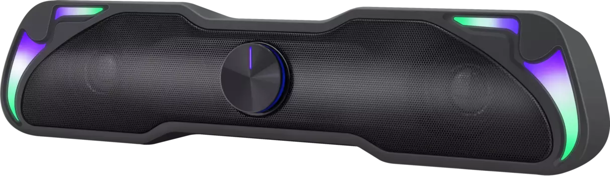 Саундбар 2.0 Defender Z7, 6 Вт, подсветка, черный (65107)