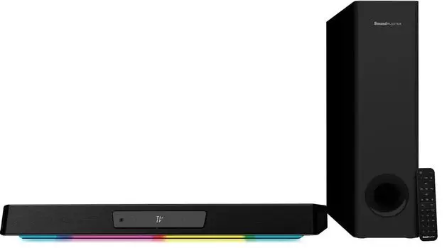 Саундбар 5.1 Creative Sound Blaster Katana V2X, 90 Вт, AUX, Bluetooth, подсветка, черный (51MF8400AA000)