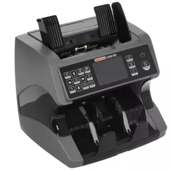 Счетчик банкнот DoCash 3200 HD, рубли, детекция купюр, 1500 банкнот в минуту, емкость карманов:200/500 банкнот (14114)