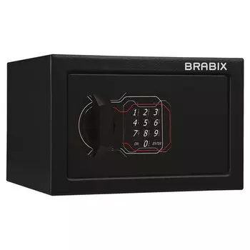 Сейф мебельный 170мм x 260мм x 230мм, 3.7кг, замков: 1/электронный, BRABIX SF 170EL (S103BR210614)