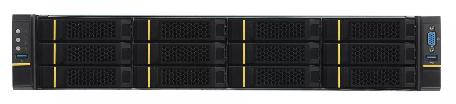 Сервер iRU Rock C2212P, 2xIntel Xeon Gold 5218, 8x32Gb RAM, 2x480Gb SATA SSD + 2x14Tb 7.2K SATA HDD, 12+2x2.5/3.5" HS, Broadcom 9361-8i, noDVD, 2x10GLAN SFP+, Командир (AST2500), 2x800 Вт, 2U