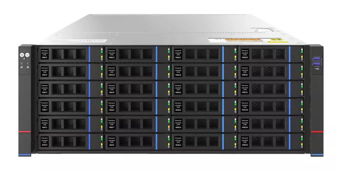 Сервер iRU Rock G4224P, 2xIntel Xeon Gold 6326, 2x32Gb RAM, noHDD, 24+4x2.5/3.5", LSI 9361-8i 2GB, noDVD, 2xGLAN, Командир (AST2500), 2x1300 Вт, 4U