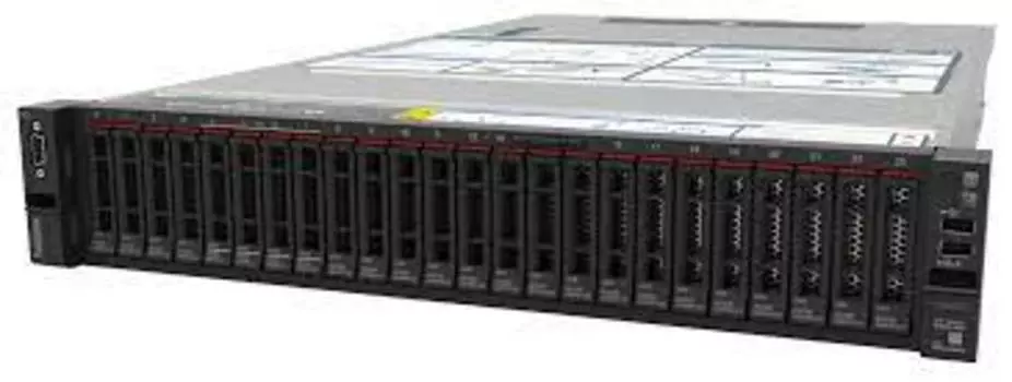 Сервер Lenovo ThinkSystem SR650, 2xIntel Xeon Gold 6240, 12x64Gb RAM, 2x480Gb SATA SSD + 20x1.92Tb SAS SSD, 24x2.5" HS, 930-8i, noDVD, noLAN, HDM, 2x1100 Вт (up2), 2U (7X06CTOLWW)