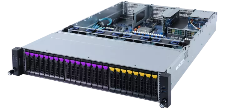 Сервер OpenYard RS2B3I-56, 2xIntel Xeon Silver 4309Y, 4x32Gb RAM, 2x480Gb SATA SSD + 4x1.92Tb SATA SSD, 26x2.5" HS, HW RAID 2Gb, noDVD, 2xGLAN, 2x10GLAN SFP+, IPMI, 2x1600 Вт, 2U (00-00003372)