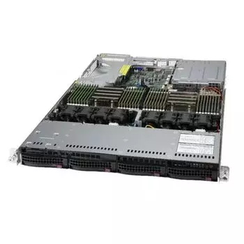 Сервер Supermicro SYS-1029U-TR4_conf2, 2xIntel Xeon Gold 6242R, 4x8Gb RAM, noHDD, 10x2.5" HS, noDVD, 4xGLAN, 2x750 Вт, 1U (VFG-SYS-1029U-TR4-458)
