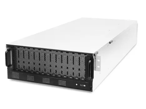 Серверная платформа AIC SB405-VL, 2xSocket3647, 16xDDR4, 102x3.5 HDD HS + 2x2.5 HS, 2xM.2-PCI-E, No LAN, IPMI, Redundant 2x2000 Вт, 4U (XP1-S405VLXX)