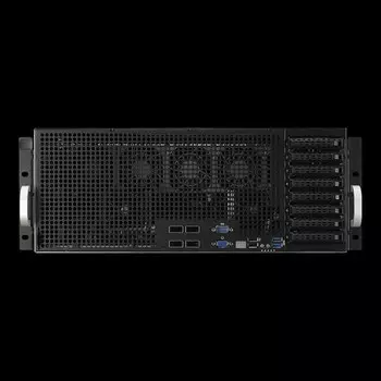 Серверная платформа ASUS ESC8000 G4, 2xSocket3647, 24xDDR4, 8x2.5 HDD HS, 2xM.2-PCI-E/SATA, 2GLAN, Redundant 3x1600Вт, 4U (ESC8000 G4/WOD/3CEE/EN)