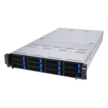Серверная платформа ASUS RS520A-E12-RS12U, 1xSocket SP5, 24xDDR5, 12x2.5/3.5 HDD HS + 2x2.5 HS, 2xM.2-PCI-E/SATA, 2xGLAN, ASMB11-iKVM, Redundant 2x1600 Вт, 2U (90SF02G1-M000C0)