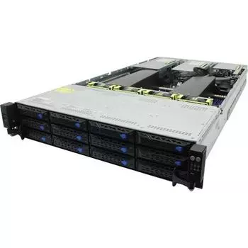 Серверная платформа ASUS RS720-E10-RS12, 2xSocket4189, 32xDDR4, 12x2.5/3.5 HDD HS, 2xM.2-PCI-E, 2x10GLAN, ASMB10-iKVM, Redundant 2x1600 Вт, 2U (90SF00Z8-M00YD0)