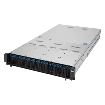 Серверная платформа ASUS RS720A-E12-RS24U, 2xSocket SP5, 24xDDR5, 24x2.5 HDD HS, 2xM.2-PCI-E/SATA, 2x10GLAN, ASMB11-iKVM, Redundant 2x2600 Вт, 2U (90SF02E1-M00MZ0)