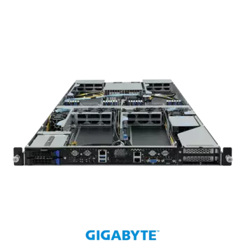 Серверная платформа Gigabyte G191-H44, 2xSocket3647, 24xDDR4, 2x2.5 HDD HS, 2x1 Гбит/c, IPMI, Redundant 2x2000 Вт, 1U (G191-H44)