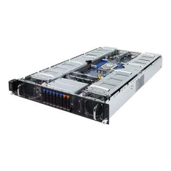 Серверная платформа Gigabyte G292-Z20, 1xSocket SP3, 8xDDR4, 8x2.5 HDD HS, 2xM.2-PCI-E, 2x10G SFP+, IPMI, Redundant 2x2200 Вт, 2U (6NG292Z20MR-00-1*)