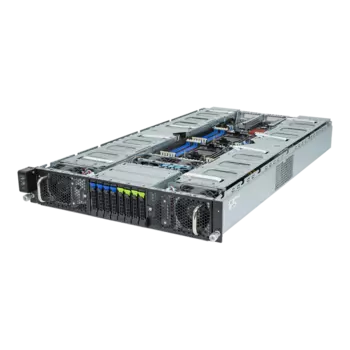 Серверная платформа Gigabyte G293-S41-AAP1, 2xSocket4677, 24xDDR5, 8x2.5 HDD HS, 2xGLAN, GMC, Redundant 2x3000 Вт, 2U (6NG293S41DR000AAP1)