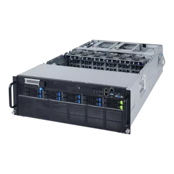 Серверная платформа Gigabyte G482-Z54, 2xSocket SP3v3, 32xDDR4, 10x2.5 HDD HS, 2xGLAN, AMI MegaRAC SP-X, Redundant 3x2200 Вт, 4U (6NG482Z54MR-00-A14)