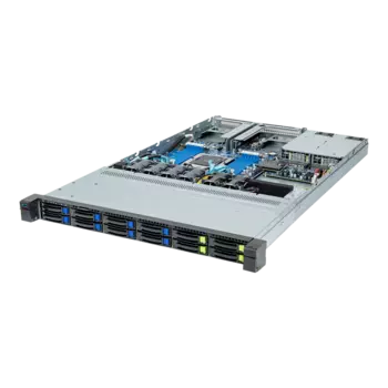 Серверная платформа Gigabyte R163-Z32, 1xSocket SP5, 12xDDR5, 12x2.5 HDD HS, 1xM.2-PCI-E, GLAN, AMI MegaRAC SP-X, Redundant 2x1300 Вт, 1U (R163-Z32-AAC2)