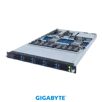 Серверная платформа Gigabyte R182-N20, 2xSocket4189, 32xDDR4, 10x2.5 HDD HS, 2x1 Гбит/c, AMI MegaRAC SP-X, Redundant 2x1300 Вт, 1U (6NR182N20MR-00-101)