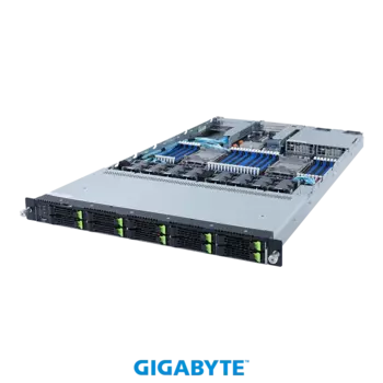 Серверная платформа Gigabyte R182-NA1, 2xSocket4189, 32xDDR4, 10x2.5 HDD HS, 2x1 Гбит/c, AMI MegaRAC SP-X, Redundant 2x1300 Вт, 1U (6NR182NA1MR-00-101)