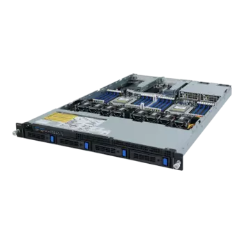 Серверная платформа Gigabyte R182-Z90, 2xSocket SP3, 32xDDR4, 4x2.5/3.5 HDD HS, 1xM.2-PCI-E, 2xGLAN, AMI MegaRAC SP-X, Redundant 2x1200 Вт, 1U (6NR182Z90MR-00-A00)