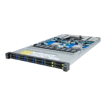 Серверная платформа Gigabyte R183-Z92, 2xSocket SP5, 24xDDR5, 12x2.5 HDD HS, 3-PCI-E, 2xGLAN, AMI MegaRAC SP-X, Redundant 2x1600 Вт, 1U (R183-Z92-AAD2)
