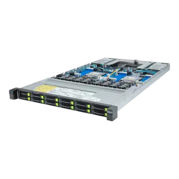 Серверная платформа Gigabyte R183-Z92, 2xSocket SP5, 24xDDR5, 12x2.5 HDD HS, 3-PCI-E, 2xGLAN, AMI MegaRAC SP-X, Redundant 2x1600 Вт, 1U (6NR183Z92DR000AAD1)