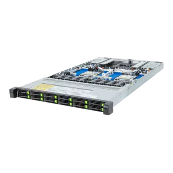 Серверная платформа Gigabyte R183-Z94, 2xSocket SP5, 24xDDR5, 12x2.5 HDD HS, 3-PCI-E, 2xGLAN, GMC, Redundant 2x1600 Вт, 1U (R183-Z94-AAD1)