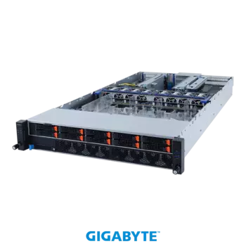Серверная платформа Gigabyte R292-4S0, 4xSocket4189, 48xDDR4, 10x2.5 HDD HS, 1xM.2-PCI-E, 2x10GLAN, IPMI, Redundant 2x3200 Вт, 2U (6NR2924S0MR-00)