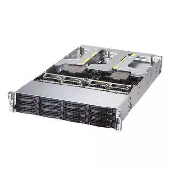 Серверная платформа SuperMicro 2023US-TR4, 2xSP3, 32xDDR4, 12x3.5 HDD HS, 4GLAN, IPMI, Redundant 2x1600Вт, 2U (AS -2023US-TR4)