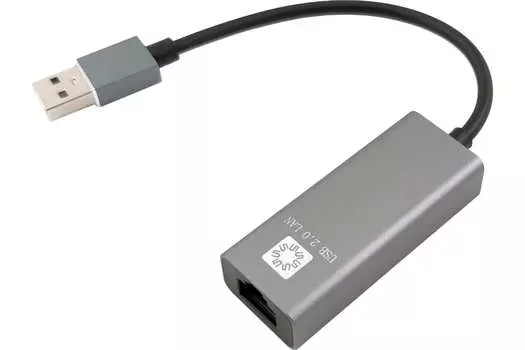 Сетевая карта 5bites UA2-45-15BK, 1xRJ-45, 100 Мбит/с, USB 2.0, Retail (UA2-45-15BK)