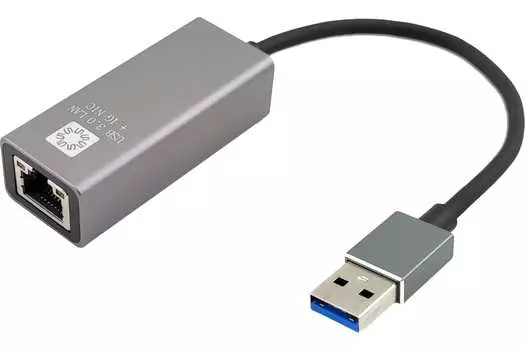 Сетевая карта 5bites UA3-45-13BK, 1xRJ-45, 100 Мбит/с, USB 3.0, Retail (UA3-45-13BK)