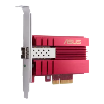 Сетевая карта ASUS XG-C100F, SFP+, 10 Гбит/с, PCI-E x4, Retail (90IG0490-MO0R00)