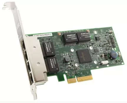 Сетевая карта Broadcom BCM5719-4P, 4xRJ-45, 1 Гб/с, PCI-Ex4, Retail (BCM95719A1904AC)