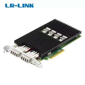 Сетевая карта Bypass LR-Link LRES8003PF-BP-LR, 4xSFP+, 10 Гб/с, PCI-E, Retail (LRES8003PF-BP-LR)
