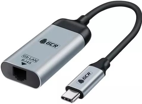 Сетевая карта Greenconnect GCR-53395, 1xRJ-45, 1 Гбит/с, USB Type-C, Retail (GCR-53395)