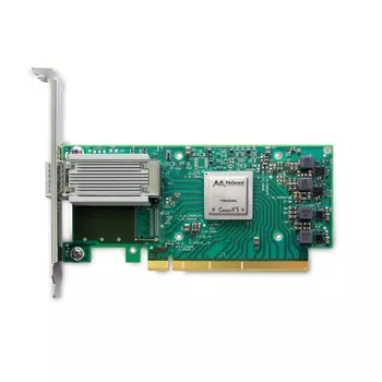 Сетевая карта InfiniBand Mellanox ConnectX-5 VPI, 1xQSFP28, 100 Гб/с, PCI-Ex16, Retail (MCX555A-ECAT)