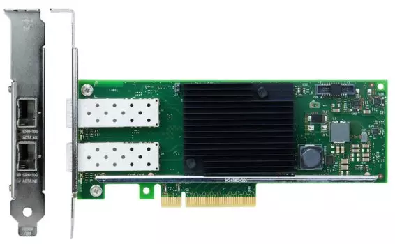 Сетевая карта Lenovo X710-DA2, 2xSFP+, 10 Гб/с, PCI-Ex8, Kit (7ZT7A00537)