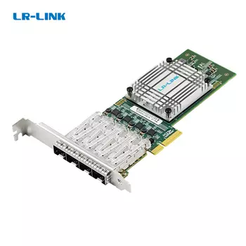Сетевая карта LR-Link, 4xSFP, 1 Гб/с, PCI-Ex4, Retail (LRES2028PF-4SFP)