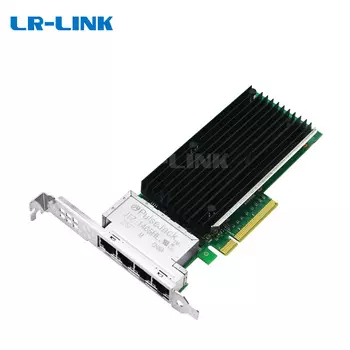 Сетевая карта LR-Link LRES1013PT, 4xRJ-45, 10 Гб/с, PCI-E, Retail (LRES1013PT)