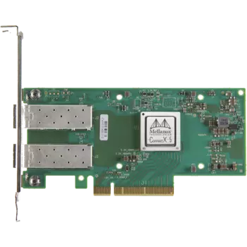 Сетевая карта Mellanox ConnectX-5 EN, 2xSFP28, 25 Гб/с, PCI-Ex8, Retail (MCX512A-ACUT)