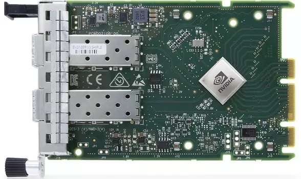Сетевая карта NVIDIA ConnectX-6 Lx EN, 2xSFP28, 25 Гб/с, PCI-E OCP 3.0, Bulk (MCX631432AN-ADAB)