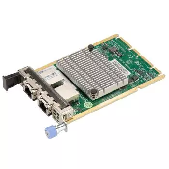 Сетевая карта Supermicro AOC-ATG-i2TM, 2xRJ-45, 10 Гб/с, AIOM, Bulk (AOC-ATG-i2TM)