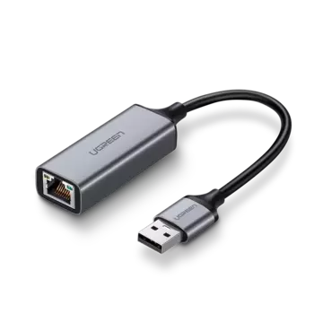 Сетевая карта Ugreen CM209, 1xRJ-45, 1 Гбит/с, USB 3.0, Retail (50922)