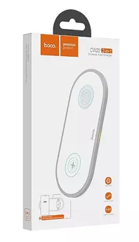 сетевая зарядка Hoco Wisdom CW20, 10Вт, универсальная, белый