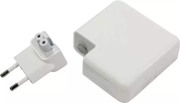 Сетевое зарядное устройство Apple 87W, 1USB, USB type-C, Поддержка быстрой зарядки, PD, белый (MNF82Z/A)