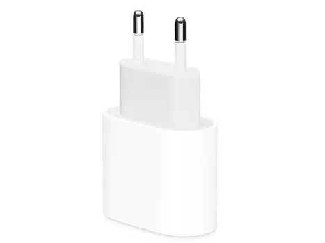 Сетевое зарядное устройство Apple A2347 20 Вт, EU, USB type-C, PD, белый (MUVV3ZM/A)