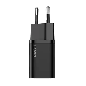 Сетевое зарядное устройство BASEUS Super Si Pro Quick Charger 1C 30W CCSUP-J01 30 Вт, EU, USB type-C, Quick Charge, PD, черный (CCSUP-J01)
