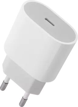 Сетевое зарядное устройство Defender UPC-31 20W, USB type-C, Quick Charge, PD, 3A, белый (83671), Lightning/Type-C