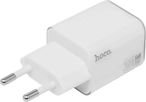 Сетевое зарядное устройство Hoco Glorious N47 30 Вт, EU, USB type-C, PD, белый (PD30W 35370)